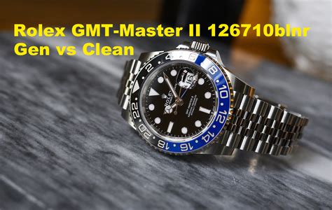 GMT Master II 126710blnr (Batman) Gen and clean .